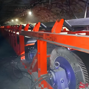 Minería de transporte de cinta extensible con rodillo de guirnaldas